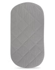 Quilted Waterproof Bassinet Sheet with Heat Protection I Grey