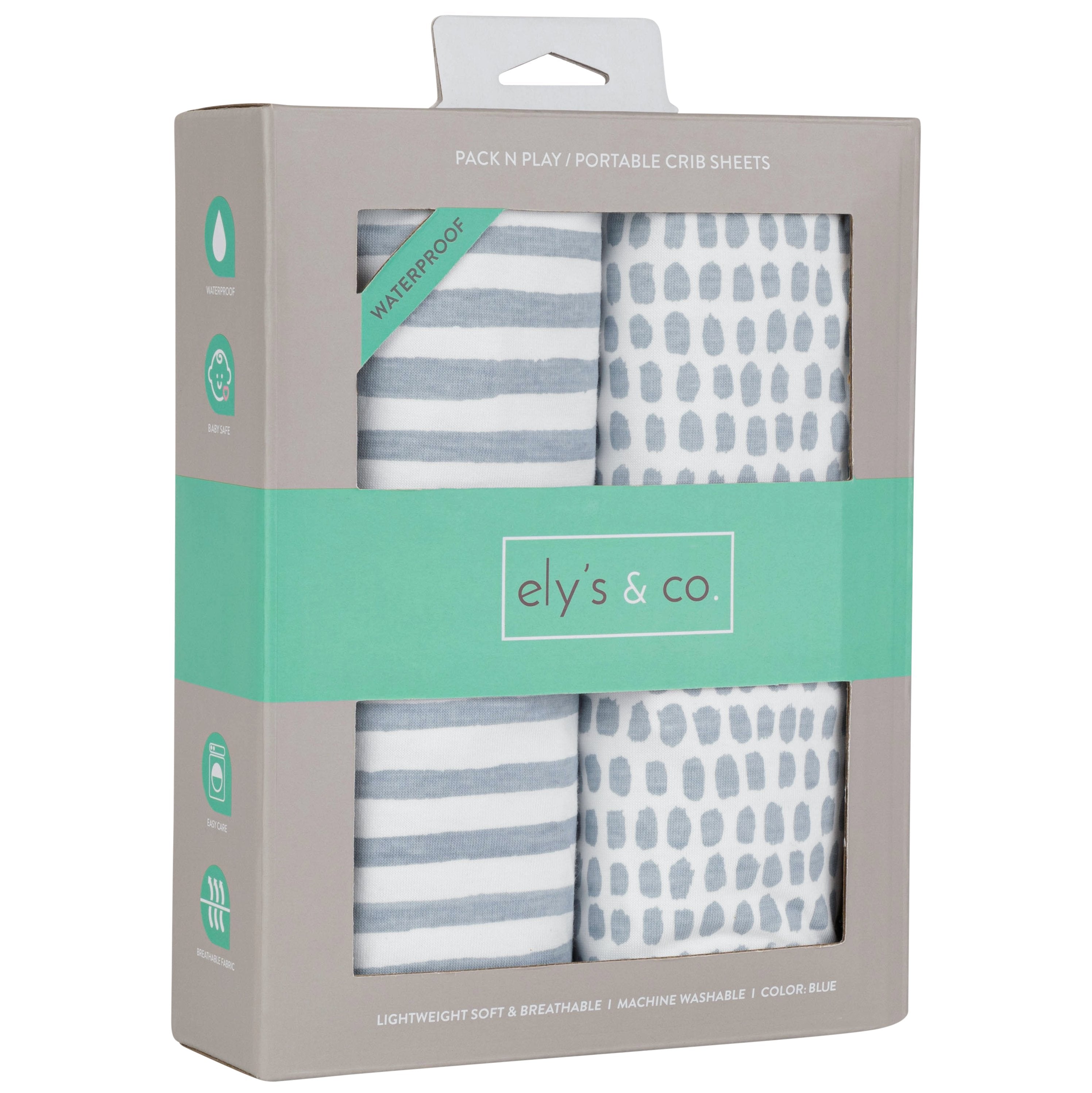 Waterproof Pack N Play | Portable Crib Sheet Set