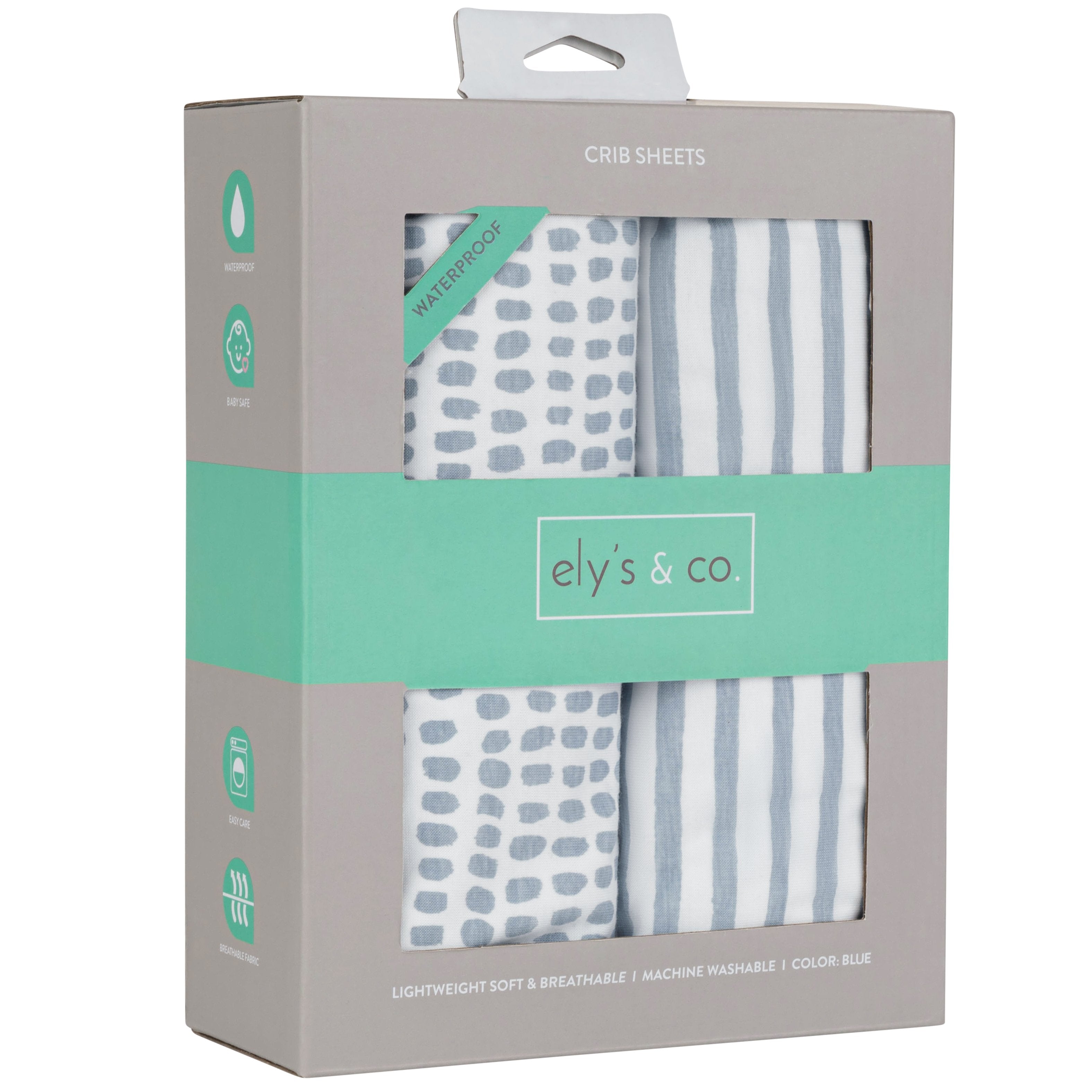 Waterproof Crib Sheet Set