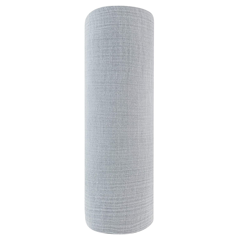 Ely’s & Co. Cotton Muslin Swaddle Blanket For Baby Girl - 47"x47" Extra Large, 100% Cotton, Rosewater Pink