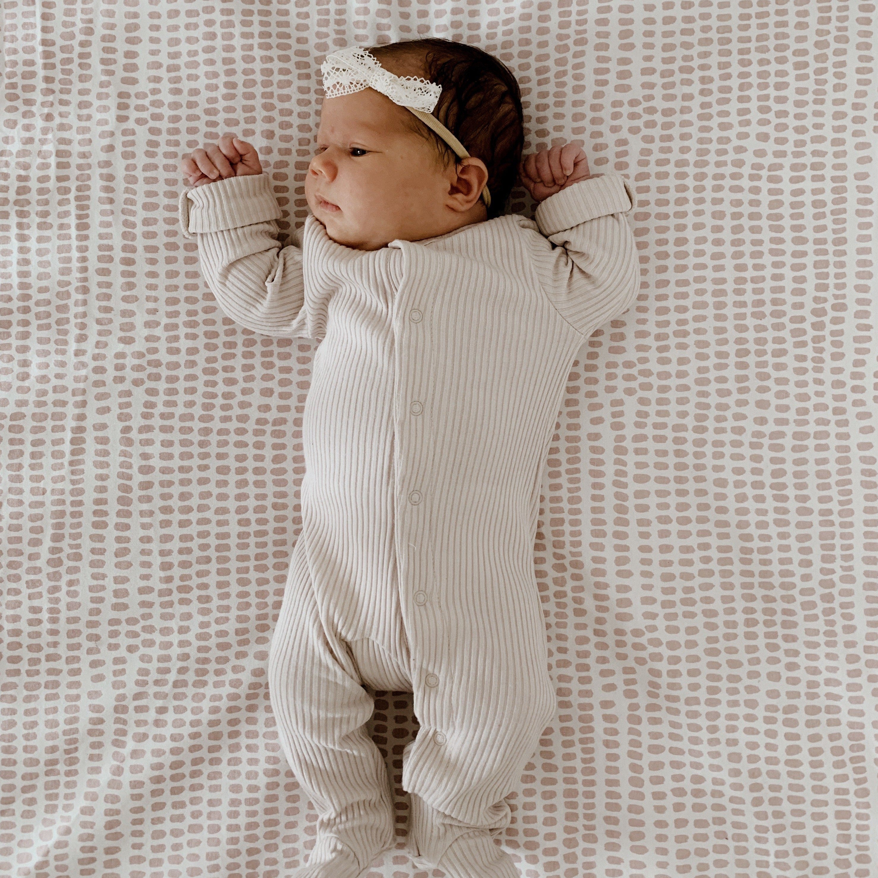 Mauve Pink Waterproof Bassinet Sheet Set – Ely's & Co.