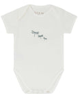 white dragonfly short sleeve undershirt