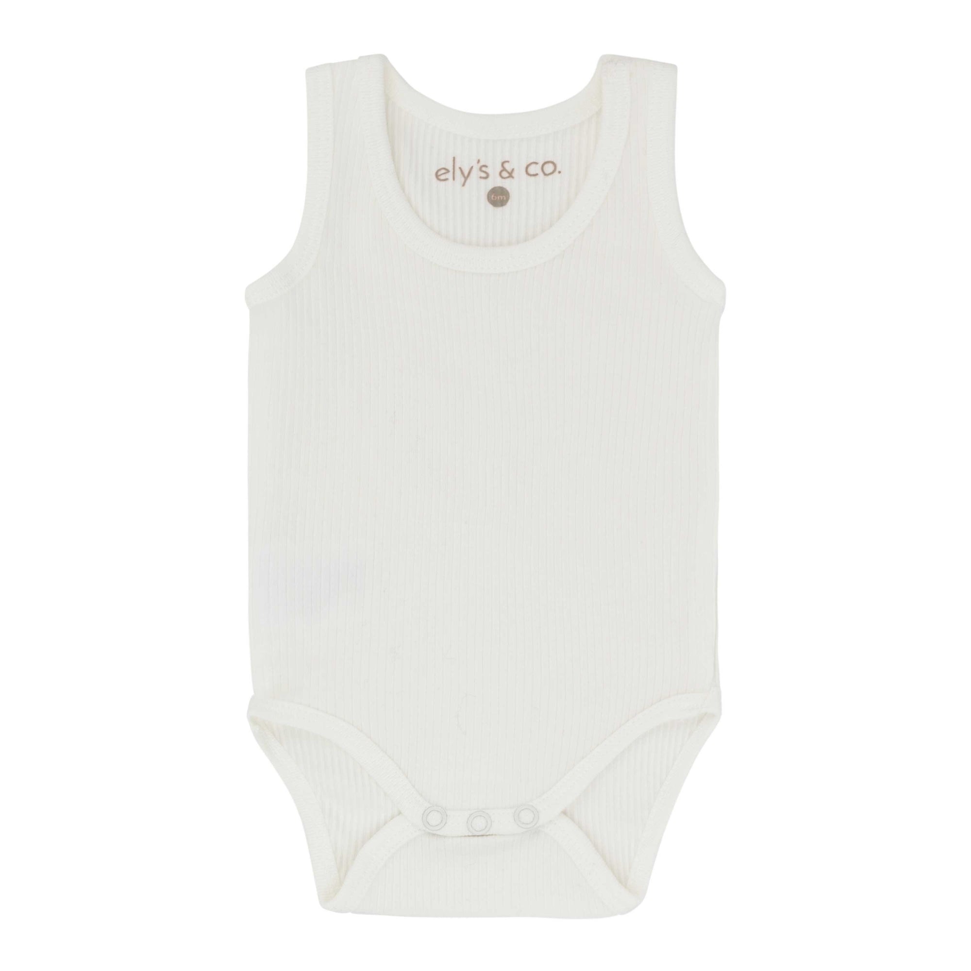 white ribbed sleeveless undershirt